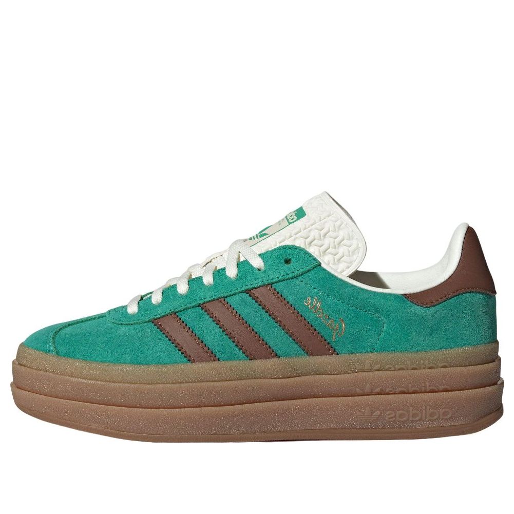 (WMNS) adidas Gazelle Bold 'Green Brown' JP8045