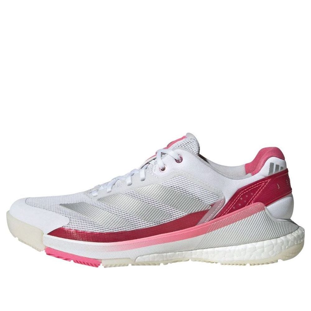 (WMNS) adidas CrazyQuick Boost 'White Silver Lucid Pink' JP9588
