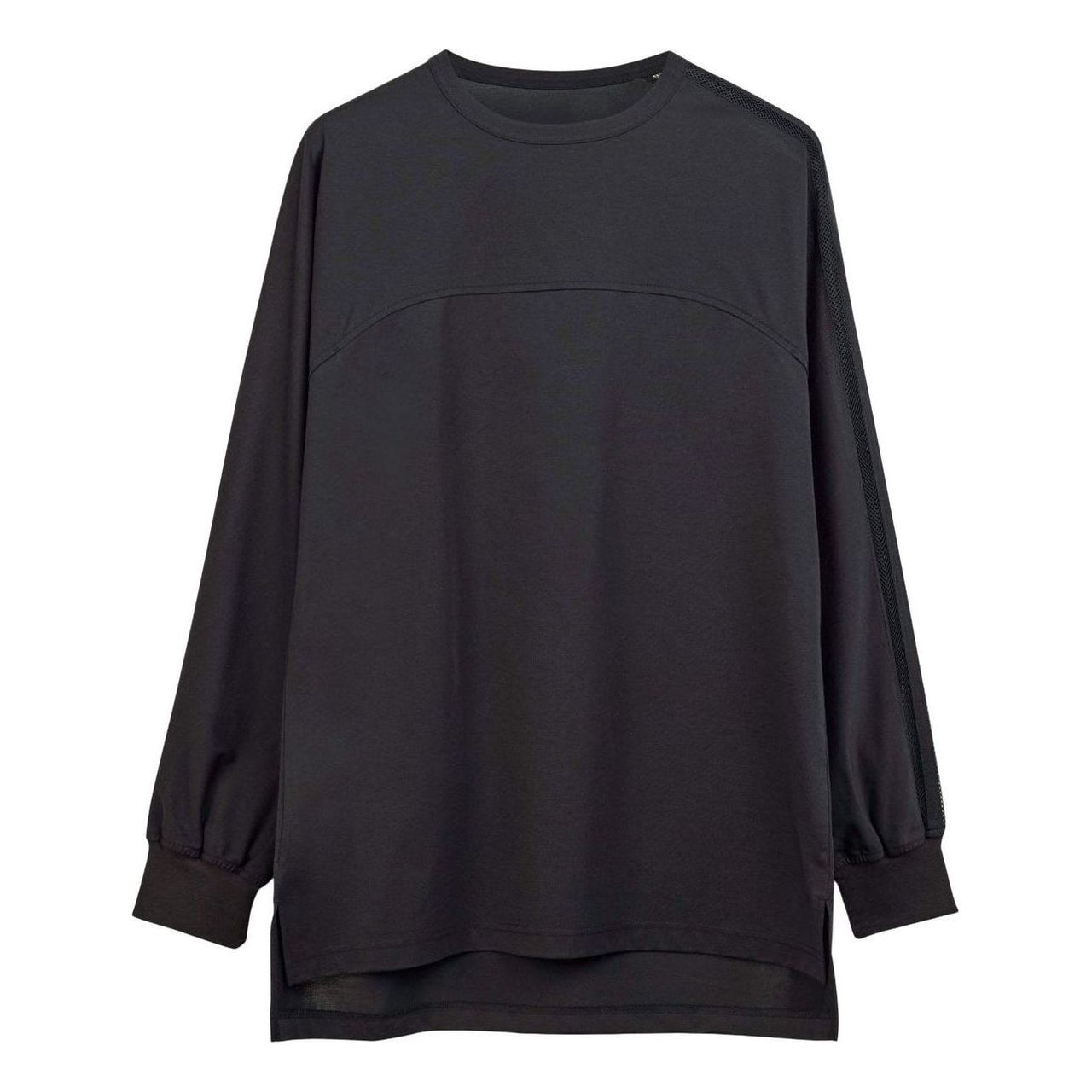 adidas Y-3 Mesh Stripes Long Sleeve Top 'Black' JL8309