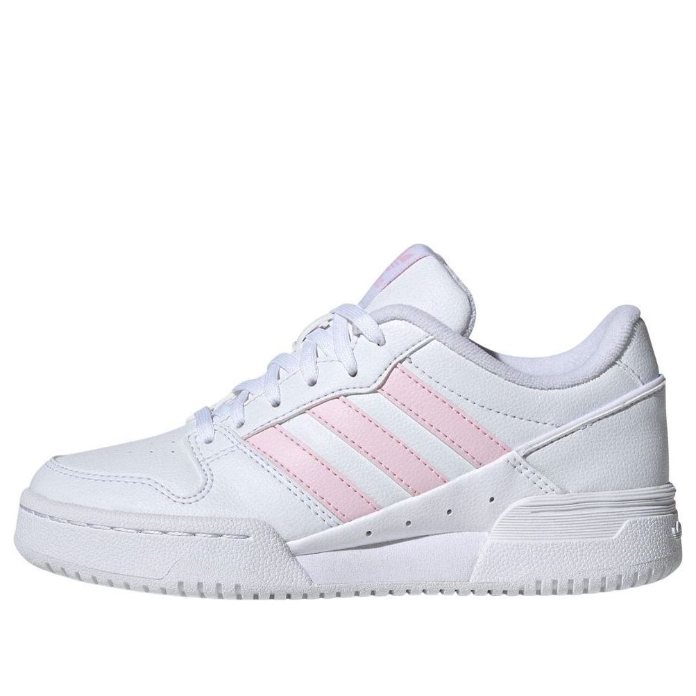 (GS) adidas Team Court 2.0 STR 'White Pink' ID6632