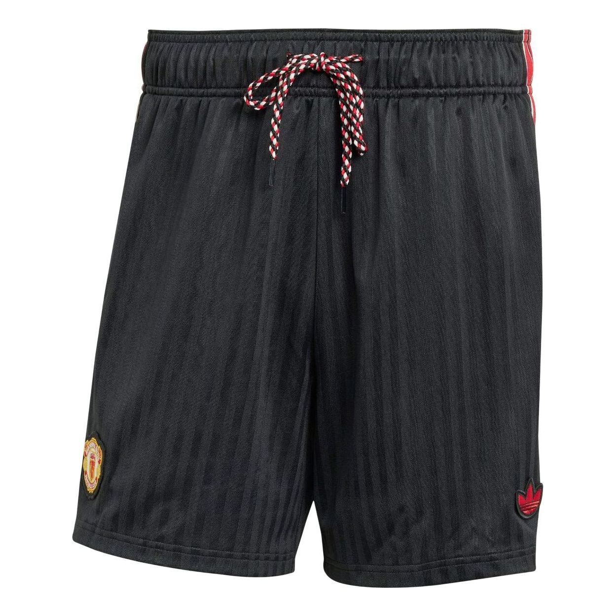 adidas Manchester United Terrace Icons Shorts 'Black Red' JF0356