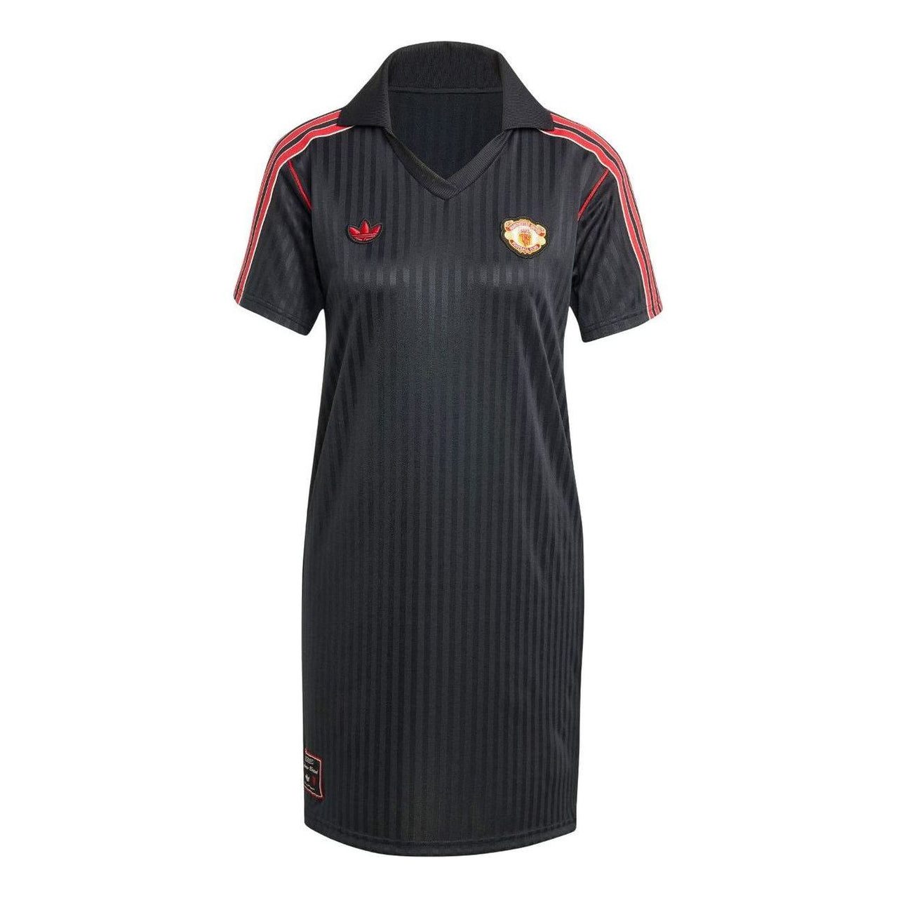 (WMNS) adidas Manchester United Terrace Icons Dress 'Black Red' JF0385