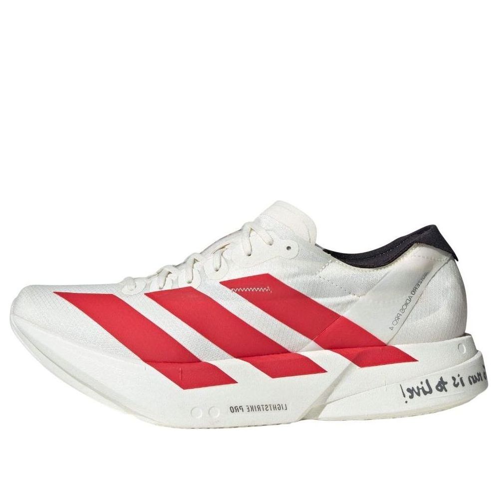 adidas Adizero Adios Pro 4 'White Red' JR6363
