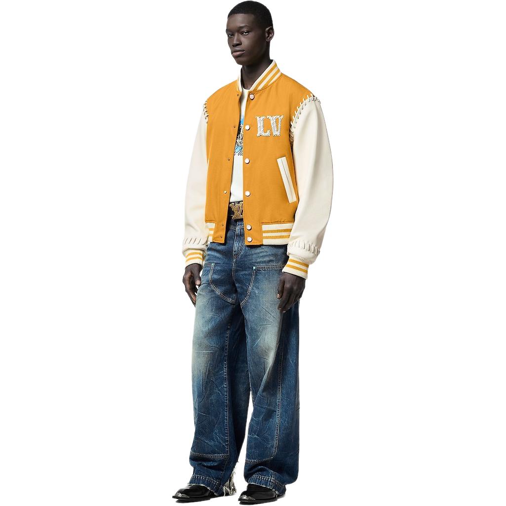 LOUIS VUITTON Embroidered Varsity Blouson