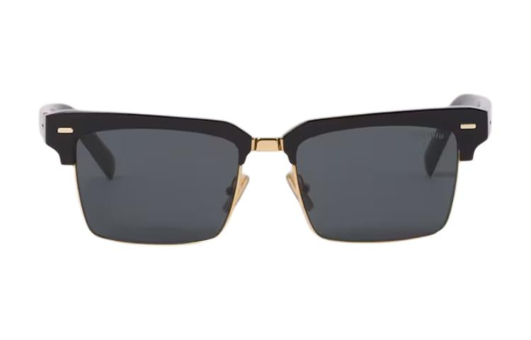 MIU MIU Square Sunglasses Unisex Black