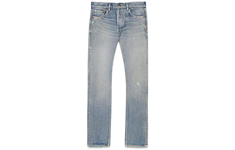 SAINT LAURENT Mid rise Straight Jeans
