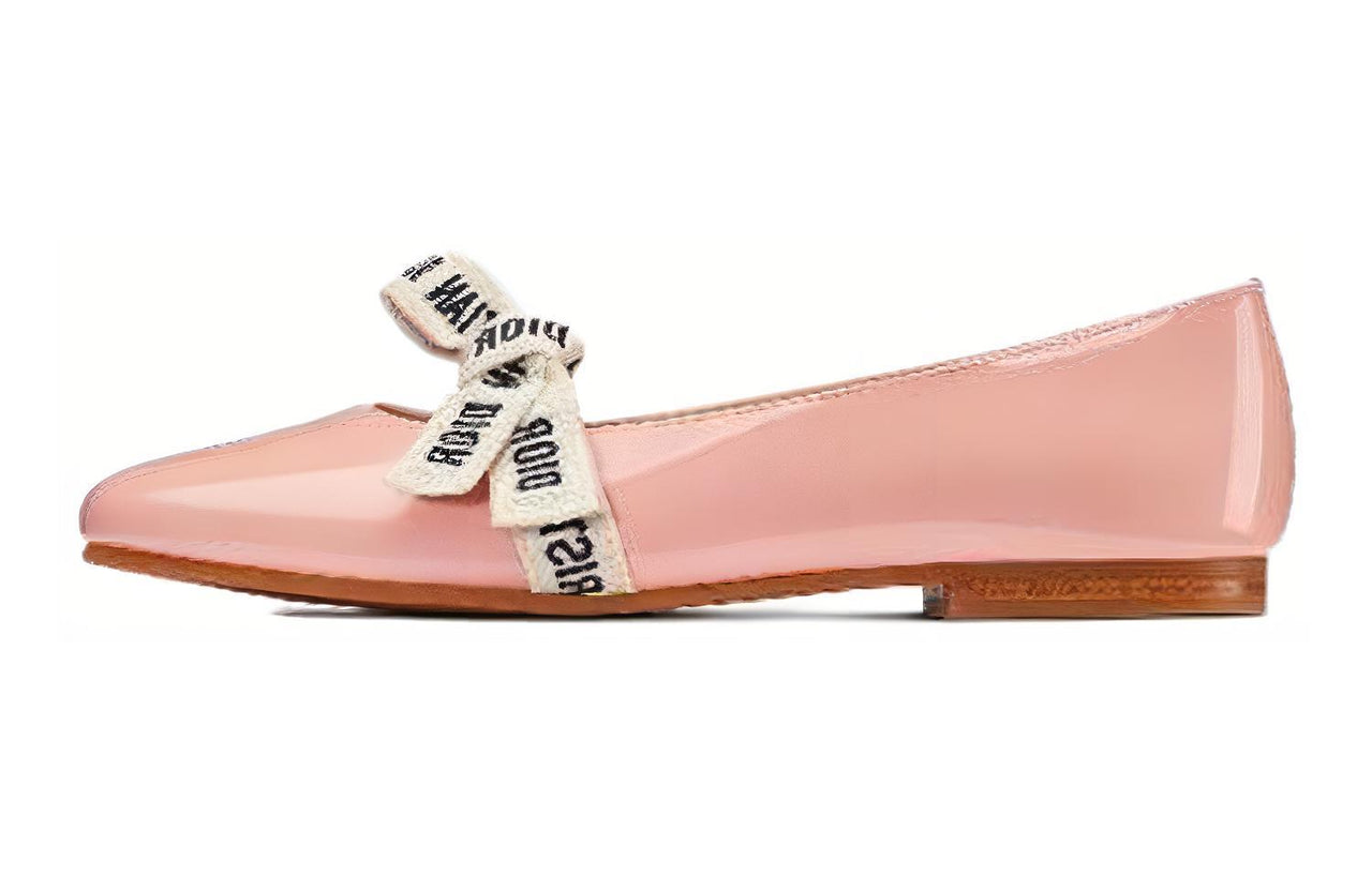 DIOR Miss B Low Top Kids' Leather Shoes Pink Kids'