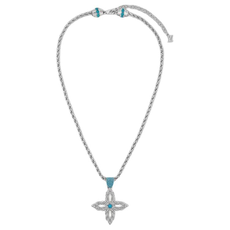 LOUIS VUITTON Brass Necklaces Unisex Silver
