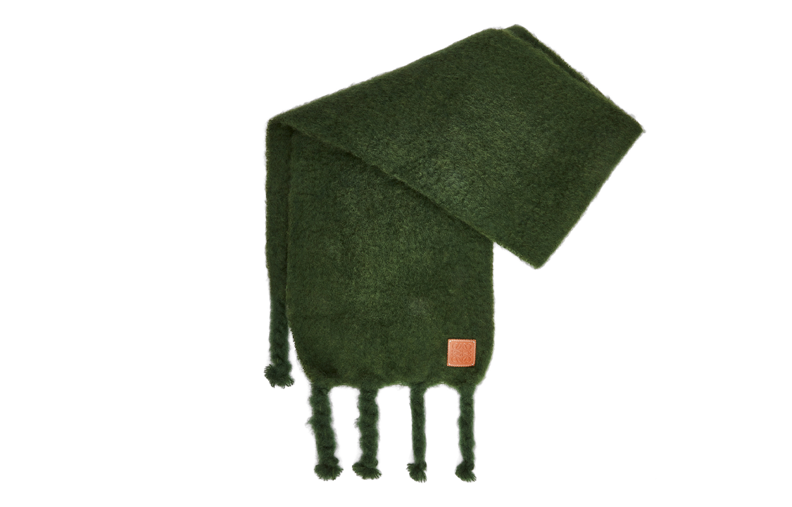 LOEWE Fringed Mohair Scarf