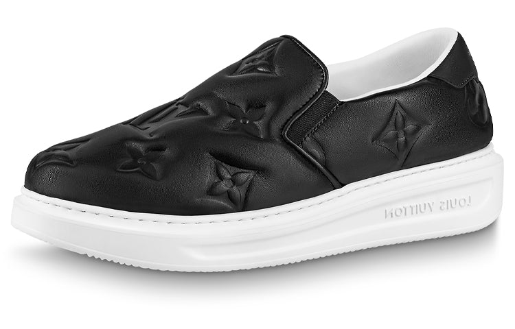 LOUIS VUITTON Beverly Hills Skateboard Shoes Men's Black