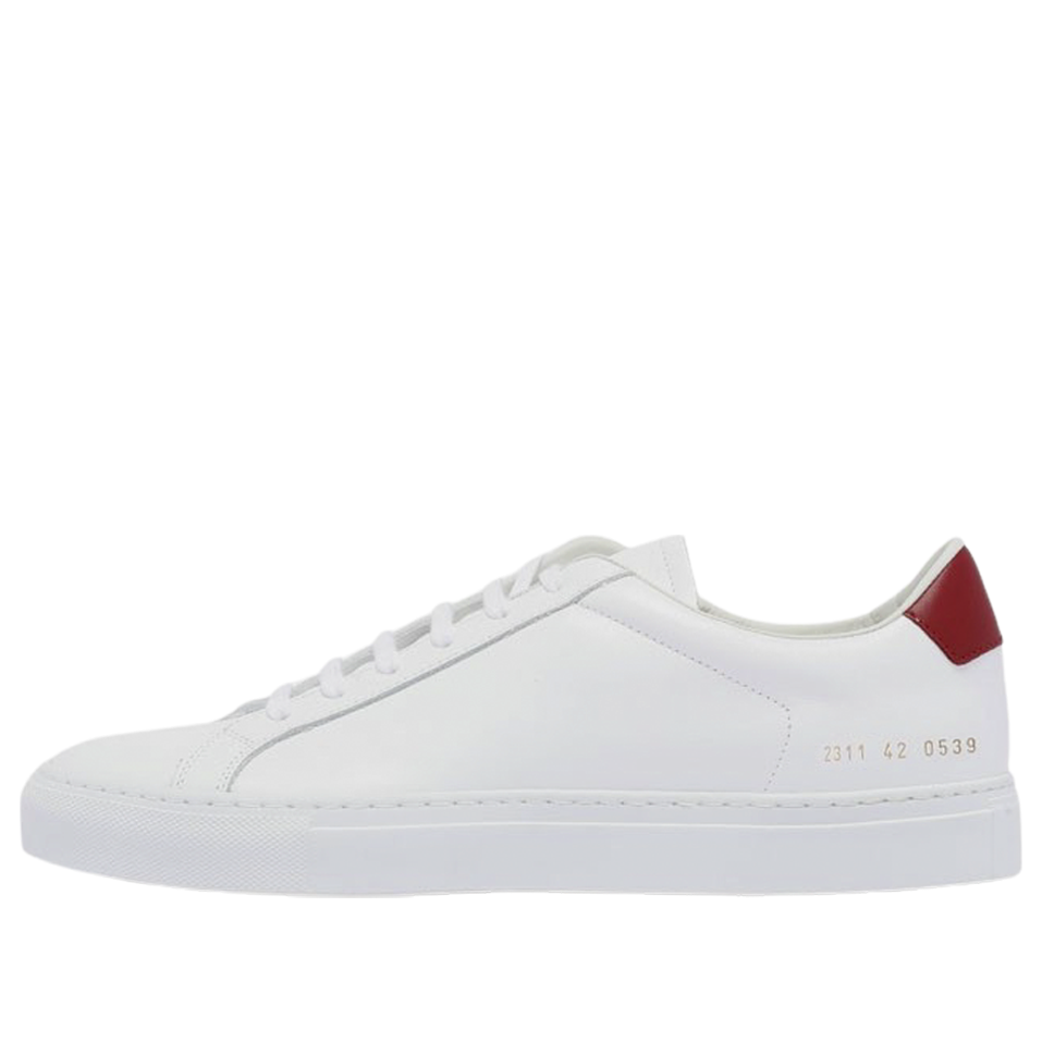 Common Projects Achilles Low 'White Red' 2311-0539