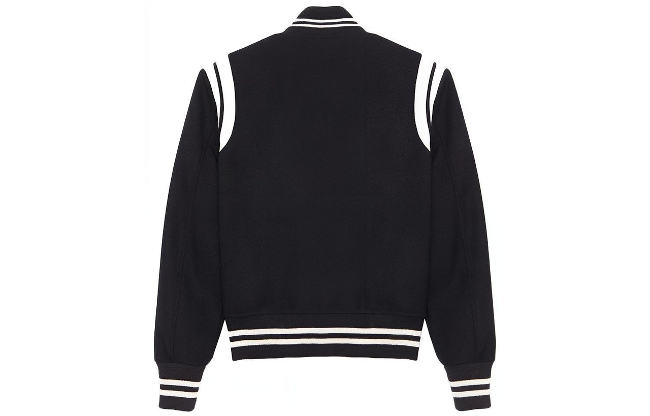 SAINT LAURENT Baseball Jacket Women's Black