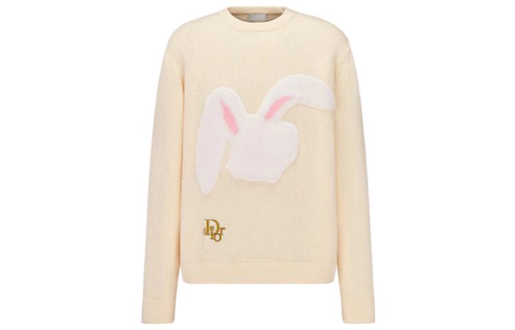 DIOR SS23 Chinese New Year Sweaters Men Ecru