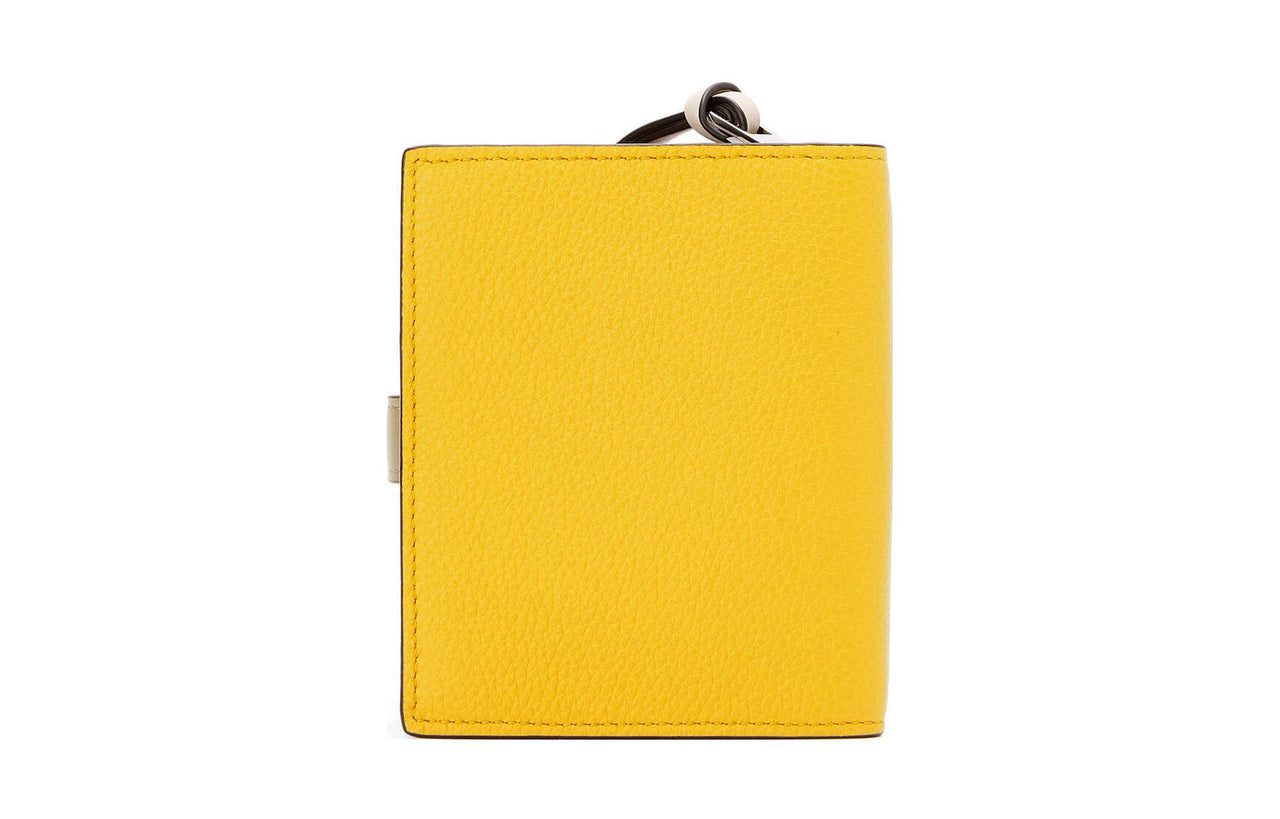 LOEWE Soft Grained Calfskin Wallet Women's Yellow
