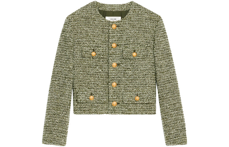 CELINE Jackets & Coats Women's Khaki