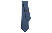 HERMES Ties Unisex Marine Blue