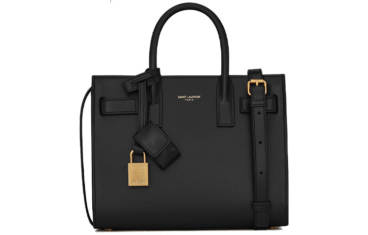 SAINT LAURENT Sac De Jour Nano In Smooth Leather Black
