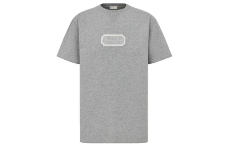 DIOR Quarterly New Products T-Shirts Men Gray