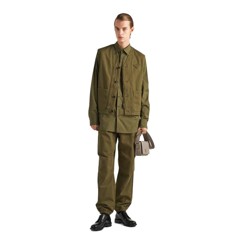 PRADA Mid-Rise Straight-Leg Trousers