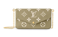 LOUIS VUITTON Pochette Felicie Embossed Cow Leather 3 in 1 Crossbody Bag, Shoulder Bag Women's