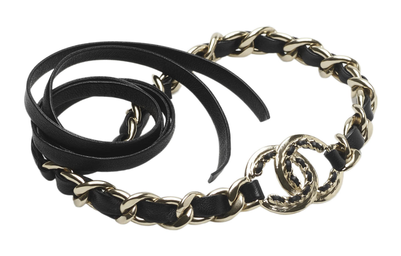 CHANEL Waist Chains Women's Black