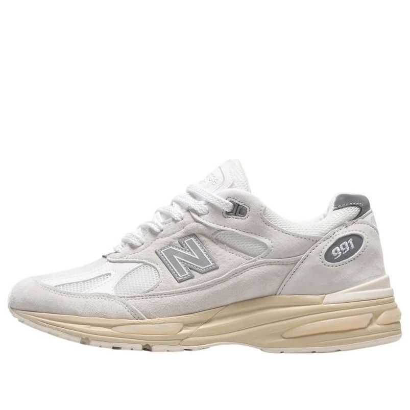 New Balance 991v2 Made in UK 'Wind Chime White Silver' U991OW2