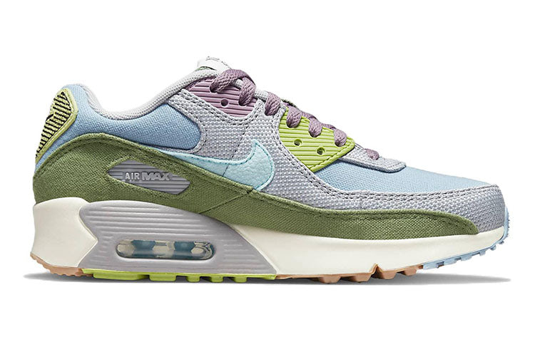(GS) Nike Air Max 90 SE 'Sun Club - Worn Blue Treeline' DQ4016-400