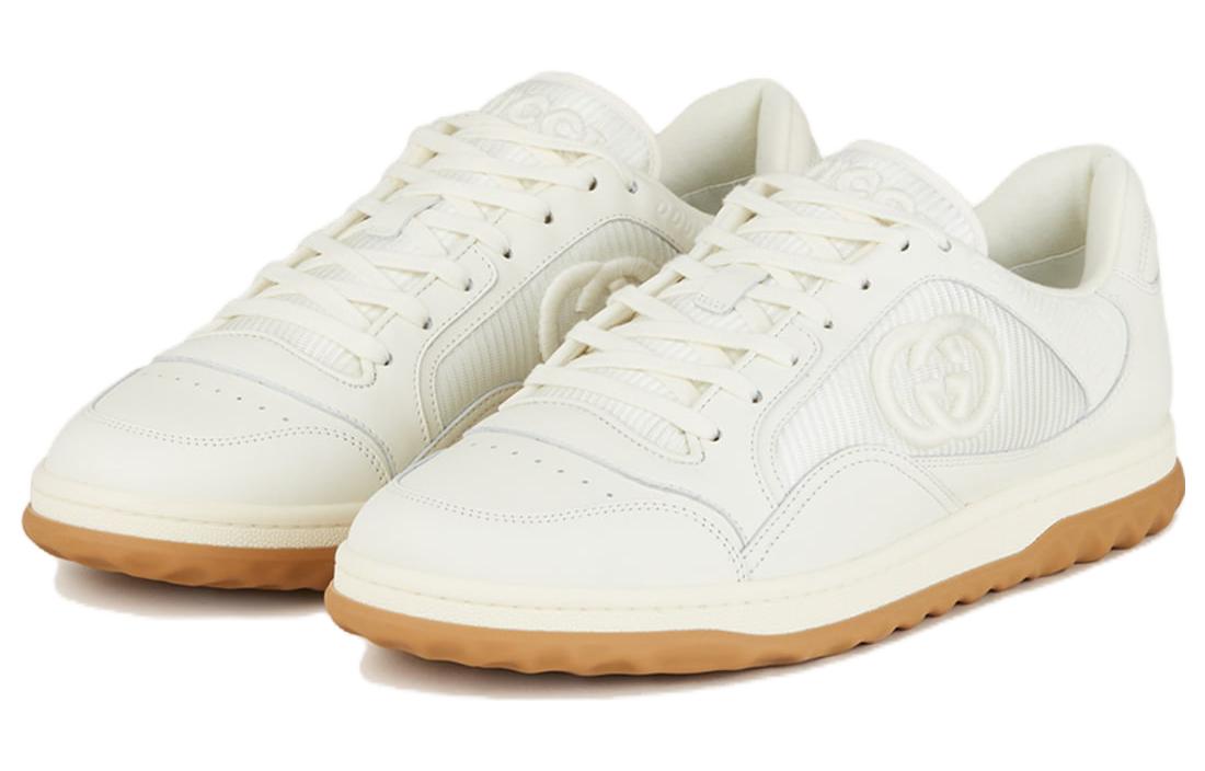 (WMNS) Gucci MAC80 Embroidered Sneakers 'White Gum' 747954-AAB8C-9110