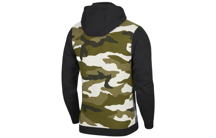 Nike Sportswear Club Fleece Camouflage Colorblock Green Army green CQ7764-324