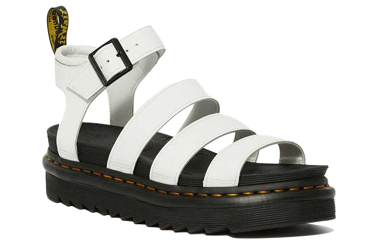(WMNS) Dr. Martens Blaire Leather Strap Sandals White 25768100