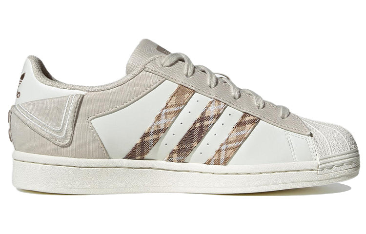 (WMNS) adidas Originals Superstar 'White Brown' IG3004
