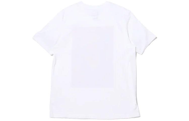 Men's Nike Brooklyn Nets Casual Sports Printing Breathable Short Sleeve White T-Shirt CW3963-100