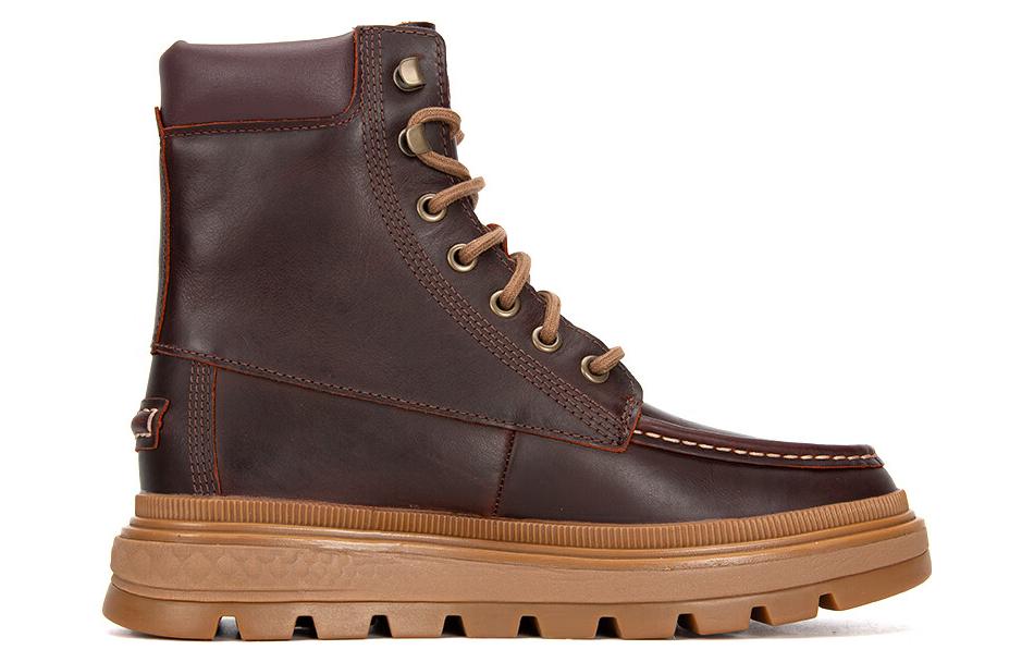 (WMNS) Timberland Ray City Moc Toe Chukka Boots 'Brown Regenerative Leather' A5M3YD57