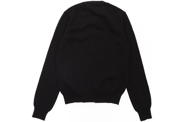 (WMNS) COMME des GARCONS PLAY Cardigan Gold Emblem 'Black' AZ-N049-051-1