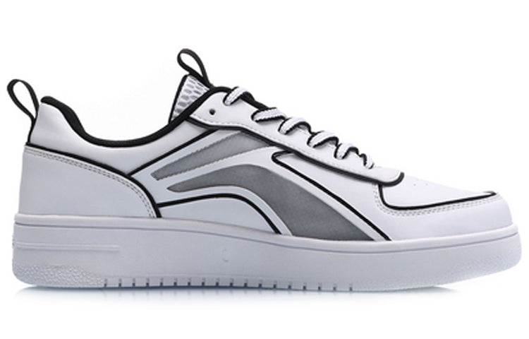 (WMNS) Li-Ning Classic Leisure Low 'White Black Outlined' AGCP128-3