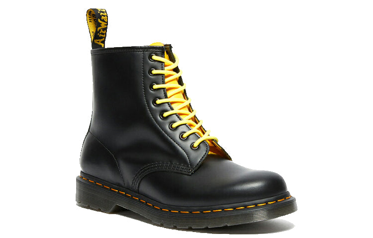 Dr. Martens 1460 Contrast Smooth Leather Lace Up Boots 'Black' 27287001