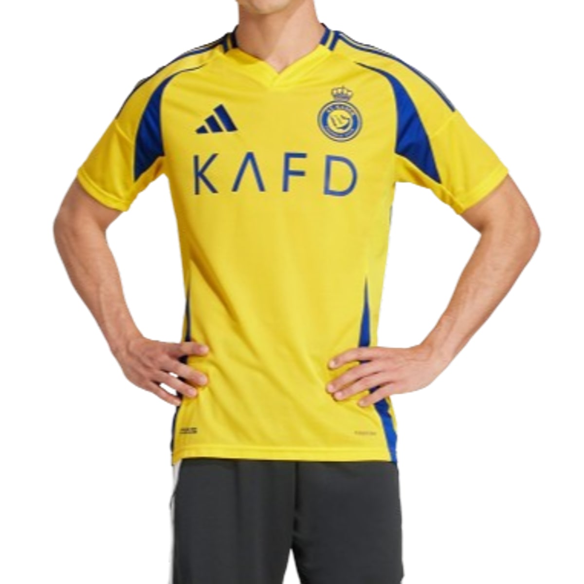 adidas Al Nassr FC 24/25 Ronaldo Home Jersey 'Yellow' JP0459