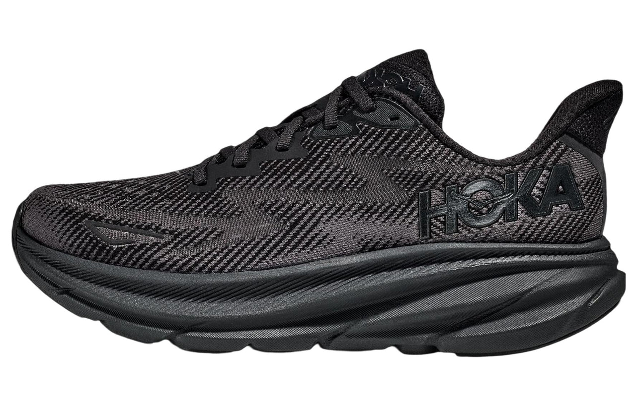 HOKA ONE ONE Clifton 9 Wide 'Triple Black' 1132210-BBLC