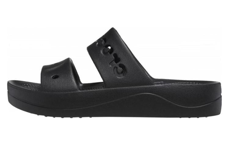 Crocs Baya Platform Sandals 'Black' 208188-001