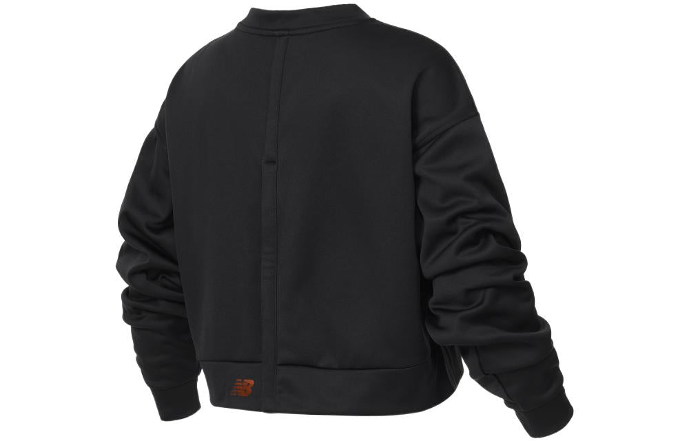 (WMNS) New Balance Relentless Boxy Pullover 'Black White' WT21151-BK