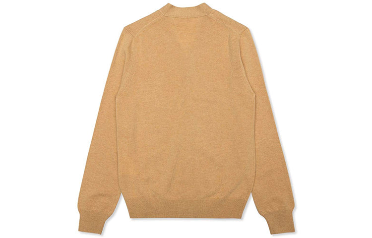 COMME des GARCONS PLAY Cardigan White Heart 'Camel' AZ-N066-051-2