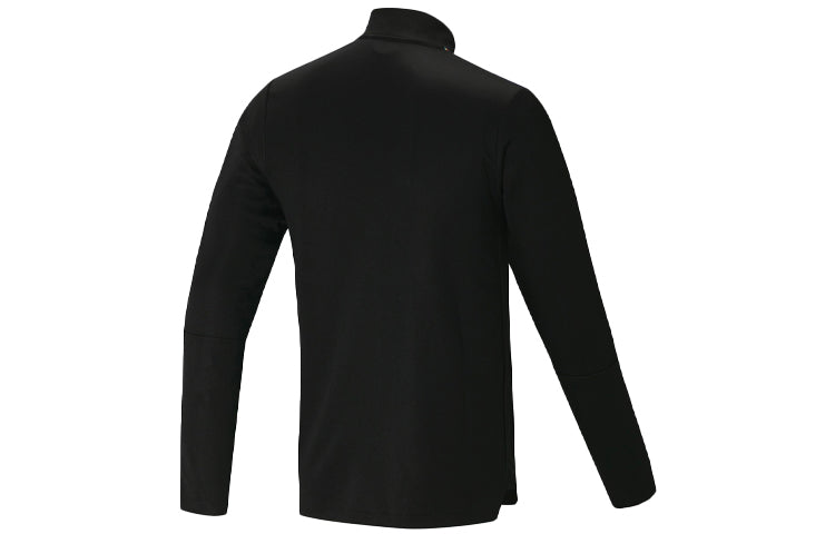 adidas Soccer/Football Training Sports Stripe Stand Collar Jacket Black GS4709