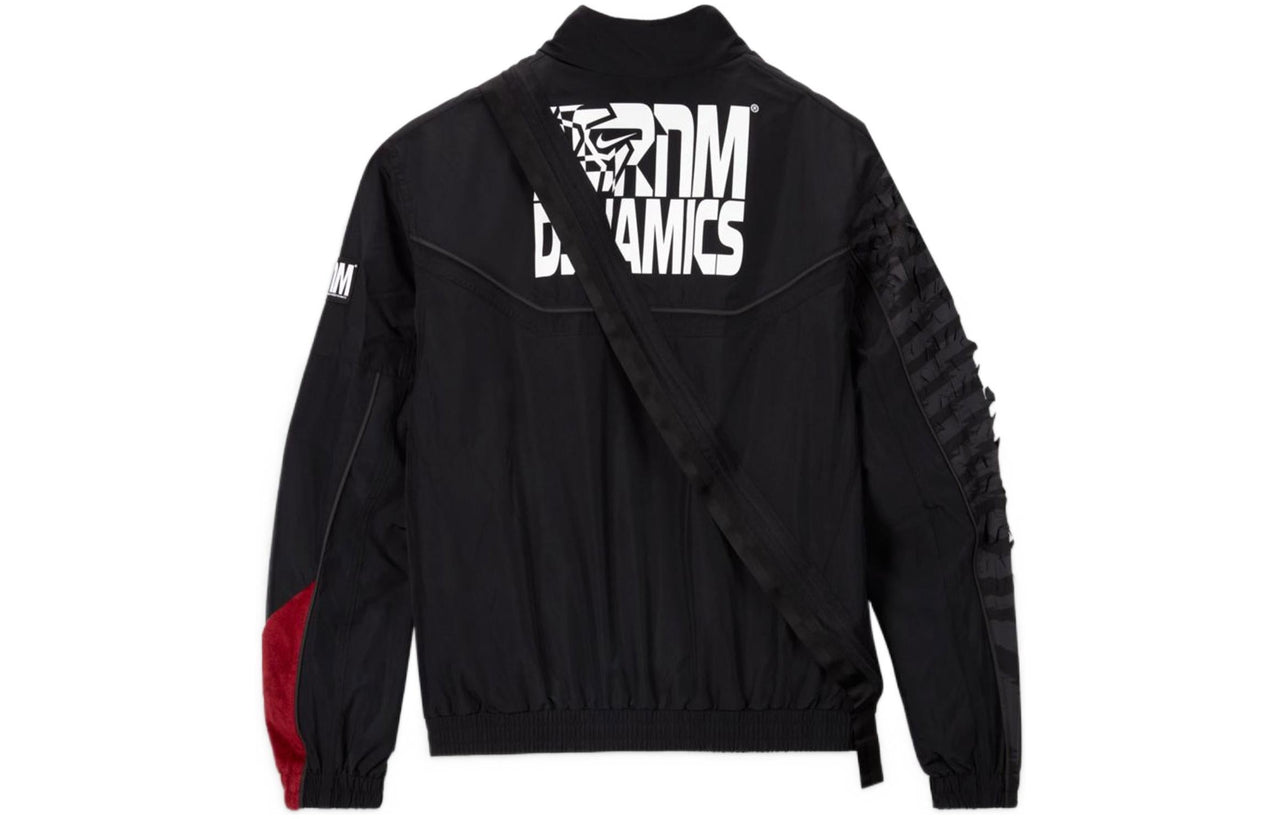 Men's Nike x ACRONYM Crossover Mens Nrg Cs Woven Jacket Printing Zipper Stand Collar Us Edition Black CU0465-010