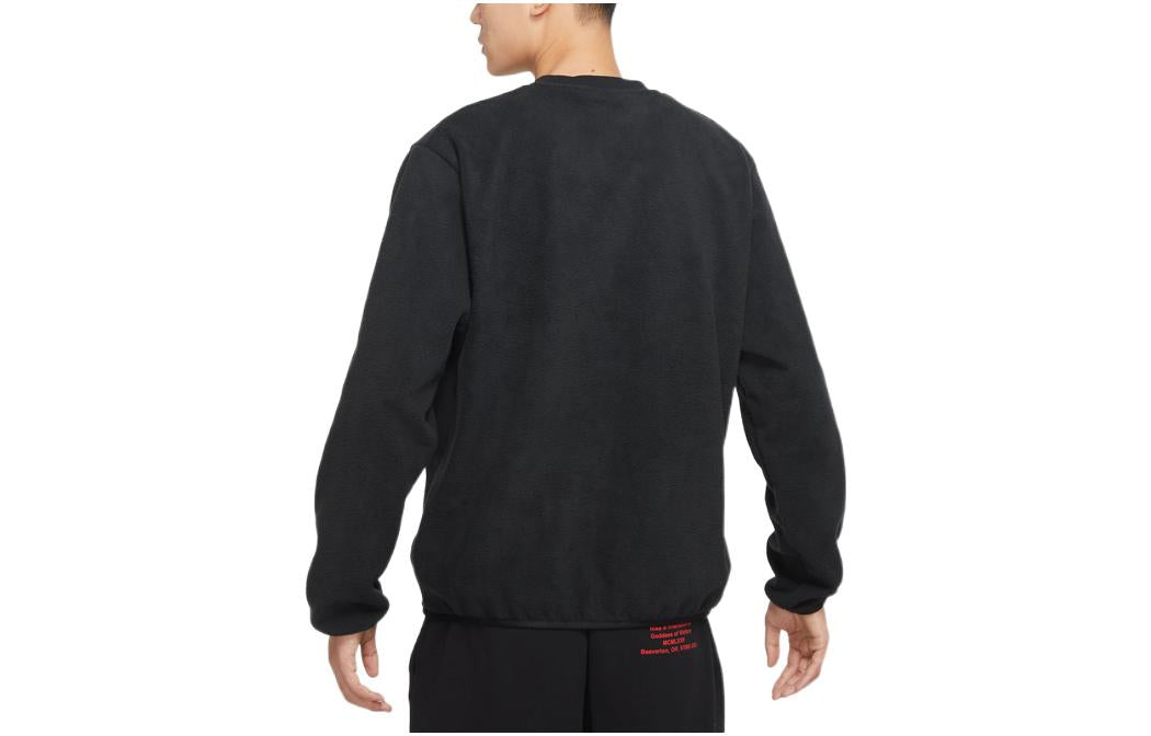 Nike NSW fleece logo sweatshirt 'Black' DQ4889-010