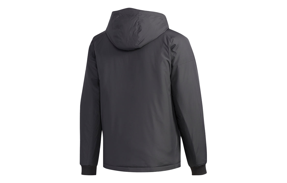 adidas XPLR INS Jacket Logo Hooded Jacket Black FJ9252
