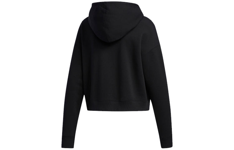(WMNS) adidas neo C+ Fleece Hdy Sports Pullover Black FP7422