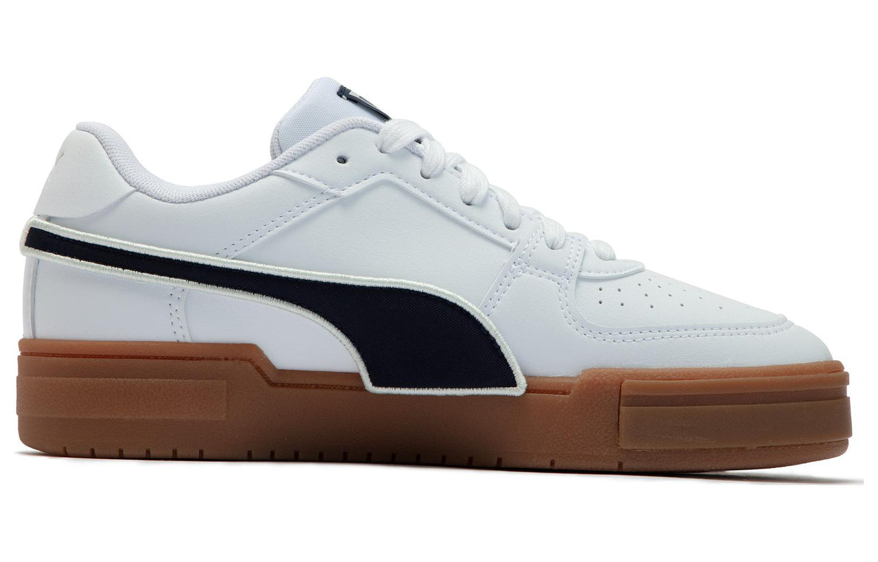 PUMA Ca Pro Low Tops Casual Skateboarding Shoes Unisex White Black 383404-01