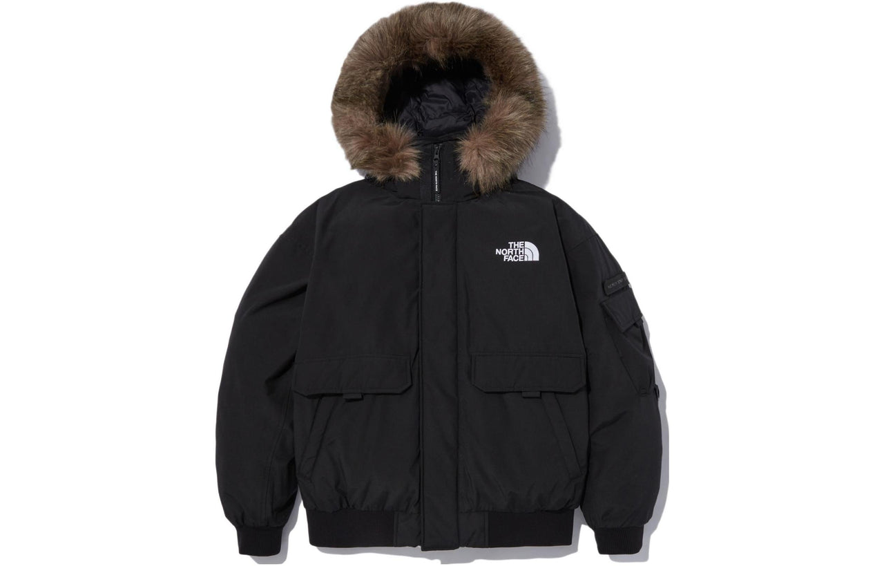 THE NORTH FACE Logo Polar Air Down Bomber Jacket 'Black' NJ1DN86A