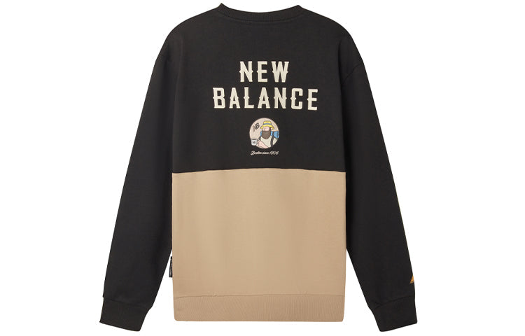New Balance x JHI Athletics Crew Neck Pullover 'Black Beige' NCA89063-BK