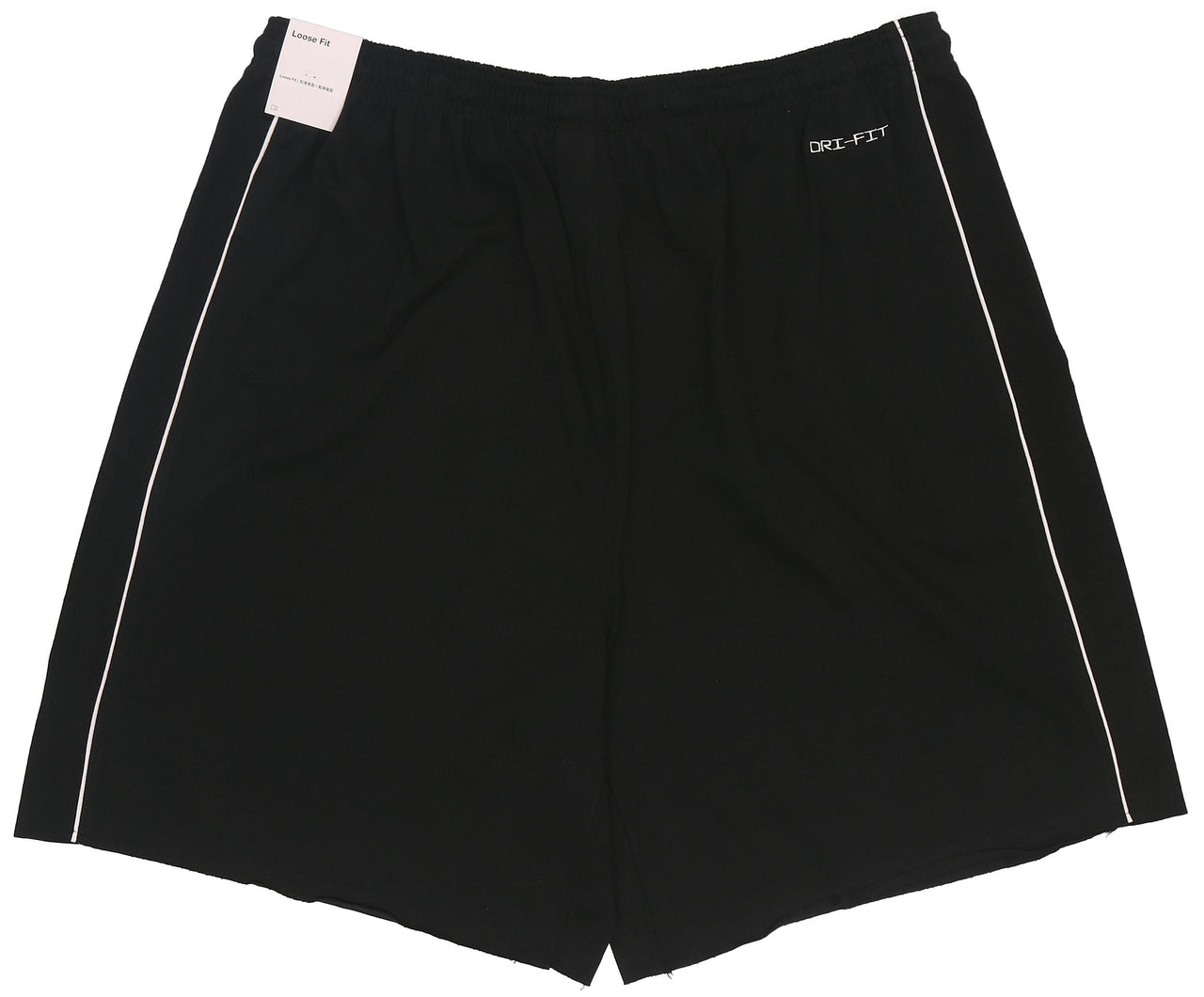 Nike Solid Color Lacing Elastic Breathable Sports Shorts Black DH7384-010